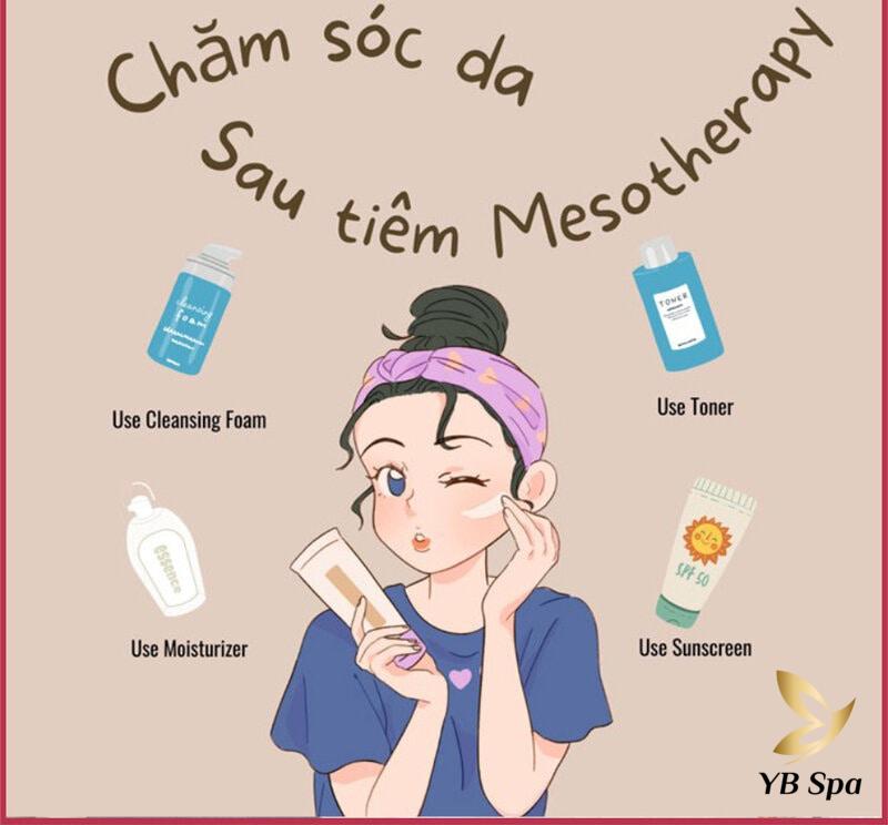 Chăm da sau khi tiêm meso