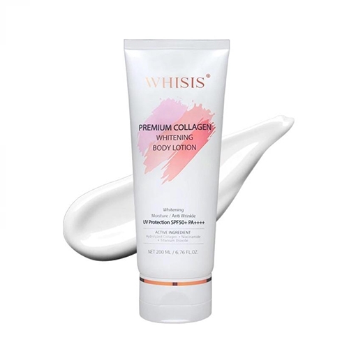 Kem dưỡng thể trắng da whisis premium collagen whitening body lotion ml Kem dưỡng thể trắng da whisis premium collagen whitening body lotion ml