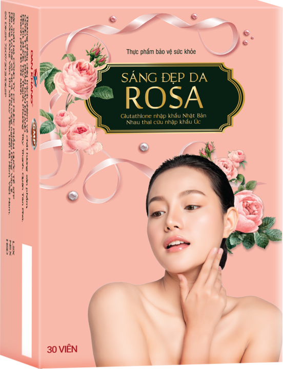 Viên uống sáng Đẹp da rosa: bí quyết làm Đẹp da từ bên trong
