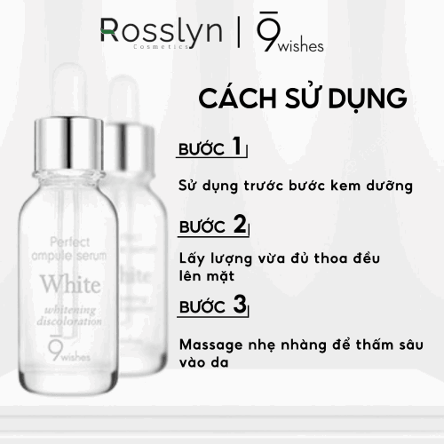 Tinh chất dưỡng sáng da chiết xuất gạo wishes miracle white ampule serum ml Tinh chất dưỡng sáng da chiết xuất gạo wishes miracle white ampule serum ml