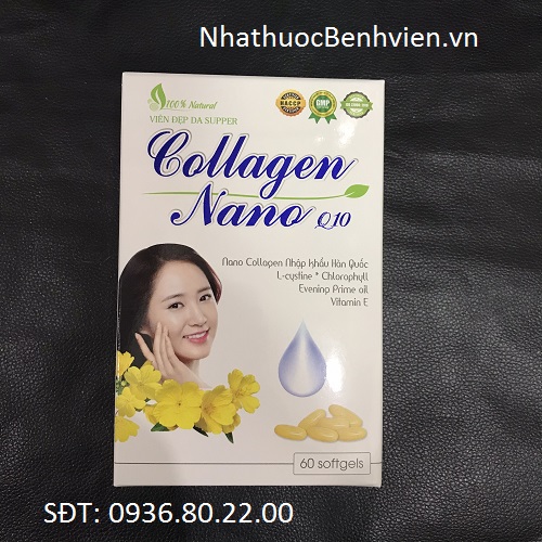 Viên đẹp da supper collagen nano q10, tăng cường sức khỏe và làm Đẹp da từ bên trong
